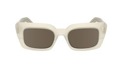CALVIN KLEIN CK24512S Zonnebril voor dames, krijt, eenheidsmaat, Krijt, one size