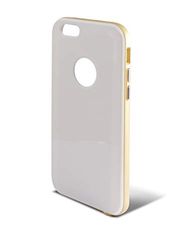 KSIX hybride beschermhoes voor Apple iPhone 6/6,35 cm, zwart, Bescherming aan de achterkant, wit/goud