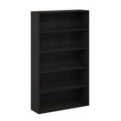 Furinno Pasir Bibliothèque Ouverte à 5 Niveaux, Bibliothèque, 79,6 cm de Large, Espresso