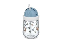 Mepal Straw Cup Mio Little Dutch, Toddler Straw Cup from 9 Months, Leak-Proof Drinking Bottle for Toddlers, Dishwasher-Safe & BPA-Free, 300 ml, Forest Friends