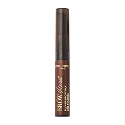 Bourjois Brow Reveal Push-Up Ögonbrynsvax 03 Medium Brown, långvarig för fylligare och konturerade ögonbryn, mjuk textur, 3-i-1-applikator lamineringseffekt, håller 24 timmar