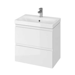 Zestaw szafka z umywalkÄ… Cersanit S801-227 Set 981 MODUO Slim 60 BIAŁY DSM (SZAFKA + UMYWALKA) // CER.MODUO-SLIM-SET-60-BIAŁY