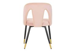 TABURETE BAR VELVET ROSA HARBOR 46x53x105 CM