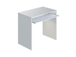 Schreibtisch mit herausnehmbarem Regal,weiß, Maße 79 x 90 x 54 cm