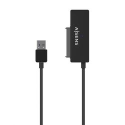 USB 3.0 en 3.1 naar SATA-adapter voor 2,5/3,5 inch schijven met voeding, ideaal voor gegevensoverdracht en het aansluiten van opslagstations.