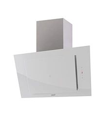 Cata Campana Decorativa de Pared THALASSA 700XGWH/F con 6 Niveles de Potencia Panel de Control Tactil con Display Digital con Temporizador Motor Brushless Extra Silencioso Ancho 70 cm Color Blanco