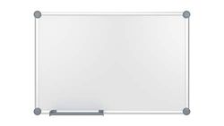 MAUL Whiteboard 2000 MAULpro - Lavagna magnetica da parete in alluminio, 60 x 90 cm, con vassoio portapenne, cancellabile a secco, superficie antigraffio, formato orizzontale e verticale, colore