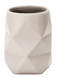 Kleine Wolke Crackle toothbrush holder, accessories, raffia colour, material: polyresin