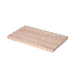 Emuca - Table tops for dining table or desk, Rectangular table top 900x500mm (35,43x19,7 inch) Oak effect, Wood