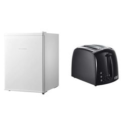 Russell Hobbs RHTTF67W 65 Litre & Textures 2 Slice Toaster (Extra Wide Slots, 6 Browning levels, Frozen