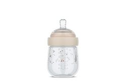 Mepal Baby Bottle Mio Little Dutch, Transparent Cap for Storage, Anti-Colic Baby Bottles, Spiral Design Prevents Blocked Teat, Medical Grade Silicone, 165 ml, Little Goose