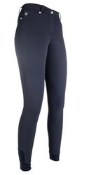 HKM 4057052111563 Adults' Riding LG Basic Silicone Knee Pad Dark Blue Size 38