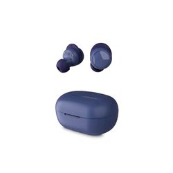 Energy Sistem RaceBuds - Sportowe słuchawki bezprzewodowe (100% z recyklingu tworzyw sztucznych, wodoodporność IPX4, Secure-Fit+, 22 h baterii, technologia Bluetooth) - niebieski