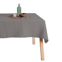 Nappe anti-taches en lin 100% anthracite – Nappe rectangulaire en résine – Nappe hydrofuge de qualité en plusieurs dimensions – Nappe en lin pour intérieur et extérieur (300 x 150)