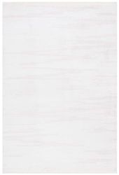 Safavieh Tapis Géométrique pour Salon, Salle à Manger, Chambre à Coucher - Whisper Collection, Tapis à Poil Court, Ivoire, 91 x 152 cm