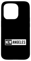 New Angeles NYC LA Mashup design invecchiato Custodia per iPhone 15 Pro