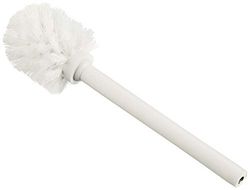 Reserveborstel Wc met borstelharen nylon kompas messing schroefdraad M6 lengte 17 centimeter