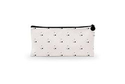 Bonamaison Stampato Digitalmente 100% Cotone Astuccio Portapenne con Cerniera in Tela, Portapenne per Studenti, Bambini, Ragazzi, Ragazze, Astuccio per Matita, 1 Pezzo, Dimensioni: 21x12 Cm