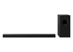 Panasonic SC-HTB600EGK - Barra de sonido 2.1 con subwoofer inalámbrico (360 W , Bluetooth, HDMI, Dolby Atmos, ARC, RMS, Montaje en Pared) Color Negro