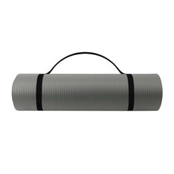 Endless NBR Grey Yoga Mat | Comfortable & Durable Gymnastic Mat | Non-slip phthalate tested | Size: 183 * 61cm, 1cm Thick | Color:Grey | NBR Foam | Exercise, Yoga, Pilates and Workouts