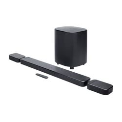 JBL Bar 800 MK2, 7.1-kanałowy soundbar Bluetooth do telewizora z odłączanymi głośnikami, 10-calowym subwooferem, Dolby Atmos, HDMI eARC, Wi-Fi, 4K, PureVoice 2.0 i MultiBeam 3.0, czarny