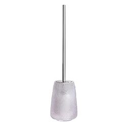 Gedy Irina Toilet Brush Toilet, Resin, White, 11.4 x 11.4 x 46