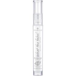 Essence Cosmetics What The Fake! Glass Shine Plumping Lip Filler, Idratante, con Vitamine, Risultato Immediato, Naturale, Lucida, 4.2 ml