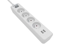 Philips Prese a 4 Vie - SPN3042WA/19-230V - con USB - Bianco