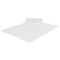 Träumeland Indragbar takset, Tencel, storlek 100 x 135 cm + 40 x 60 cm, Traeumeland T060178, vit