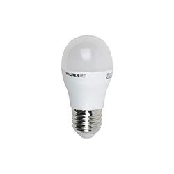 Bombilla Led Globo Mini Rosca E27 (Gorda). 8 Watt. Equivale A 60 Watt. 806 Lumenes. Luz Cálida (3000º K.) A+