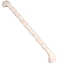 Gordon Ellis Prima Straight Grab Bar 24-inch, White, Slip Resistant, Provides Superior Strength, Warm to Touch, Used Anywhere in the Home, Elderly, Disabled, Daily Living Aid, Easy to Attach