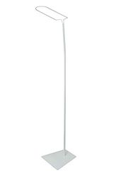 PMP pil på fot för sängar vit höjd 152 cm diameter 32 cm