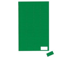 MAUL Lot de 56 symboles magnétiques rectangulaires - Petits aimants pour planificateur, calendrier et tableau blanc - Aimant 1 x 2 cm pour bureau, cuisine et atelier - Utilisation polyvalente et