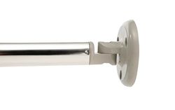 Croydex Tringle à Rideau de Douche en Aluminium Chromé Taille Unique