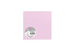 Clairefontaine 11813C - Un paquet de 25 cartes Pollen 13,5x13,5 cm 210g, Rose dragée