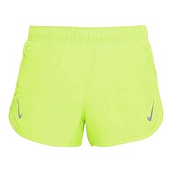 Nike DD5935-736 W NK Fast DF Tempo Short Pantaloncini Donna -736 Lemon/Reflective Silver Taglia L