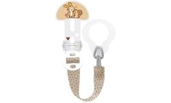 MAM Clip It! & Cover, fopspeenketting met fopspeenetui, neutraal