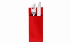 VelaHub Soft Point Lot de 50 serviettes jetables pour couverts, de qualité supérieure, 32 x 38 cm, orange