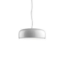 FLOS Lampe de suspension de la collection Smithfield version Suspension Pro 30 W, 60 x 60 x 21,5 cm, couleur blanc (référence : F1367009)