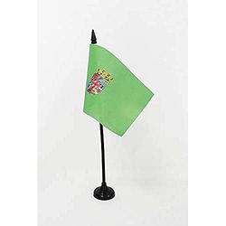 AZ FLAG Bandiera Da Tavolo Provincia Spagnola Di Almería 15x10 cm - Piccola Bandierina Almería - Andalusia 10 x 15 cm