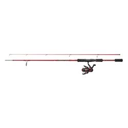 Mitchell Tanager Red Spinning Combo, Fishing Rod and Reel Combo, Spinning Combos, Predator Fishing,Pike/Perch/Zander/Trout, Unisex, Red, 2.4m | 10-40g