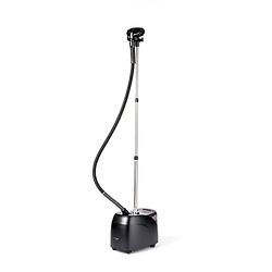 Steamery Professionele kledingstomer met standaard Status, 2 standen, 90 minuten stomen, Kreukvrije kleding, Warm in 24 seconden, Zwart