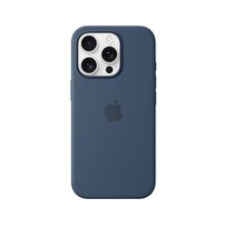 Apple Silikonskal med MagSafe till iPhone 16 Pro – denim ​​​​​​​