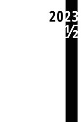 Planejador diário do Semestre 2023 : caderno pessoal, Branco (Julho - Dezembro): Agenda | formato pequeno - Formato ~ A5 | 185 páginas alinhadas | capa do livro: mate e macia