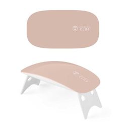 COSMETIC CLUB, SC0672, Lampe UV Ongle Gel Rose, Design élégant et Moderne, technologie UV avancée pour séchage Rapide, facile à utiliser Avec écran LED, Compatible Avec gels UV et LED