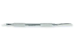 Gima - Nail Chisel, Cuticle Pusher, Double Head, 2 Different Use, Non-Slip Grip, Made of Stainless Steel, Lenght 14.5 cm