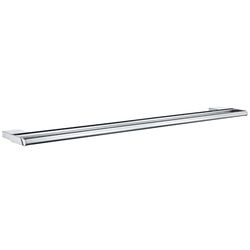 Smedbo AK3364 Air Barre Porte-Serviettes Double Laiton/Cuivre/Zinc Argent 60 x 11 x 1,4 cm