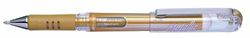 Pentel 1.0mm Tip Hybrid Gel Grip Dx Metallic Pen with Chunky Barrel - Gold