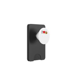 I Love Food Eating PopSockets PopWallet for MagSafe