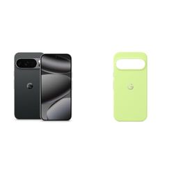 Google Pixel 10 Pro - Unlocked Android Smartphone with Gemini, Triple Rear Camera System, 24+ Hour Battery and 6.3" Super Actua Display - Obsidian, 512GB+Case
